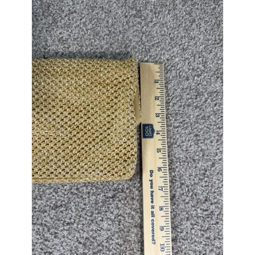 Urban Expressions Woven Straw Clutch – 6.5” x 10.5” – Perfect Condition